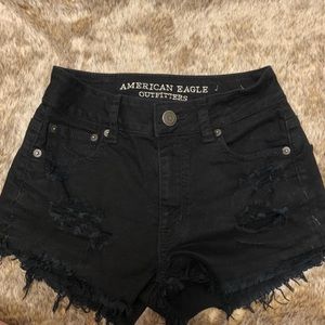 American Eagle Outfitters, Black Jean Shorts!